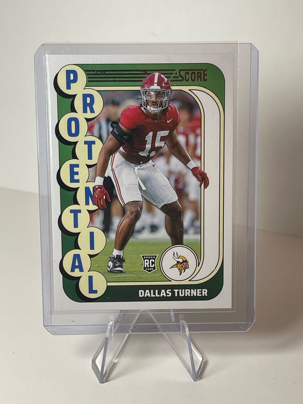 Dallas Turner 2024 Panini Score Rookie Protential #17